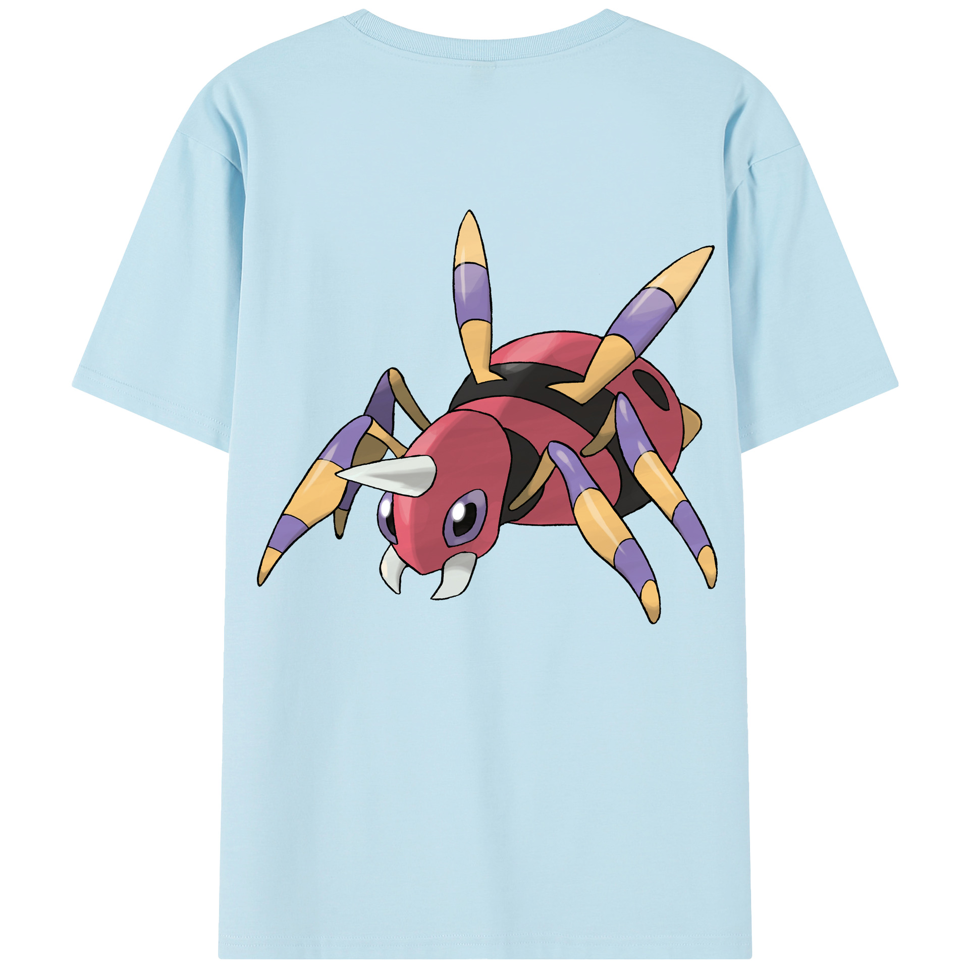 （画像用） ポケットモンスター Pokémon 綿100％半袖Tシャツ（背面プリント）